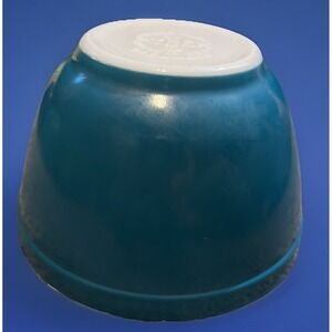 Vintage Pyrex #401 Blue Mixing Nesting Bowl  1 1/2 Pt Oven Ware Glass